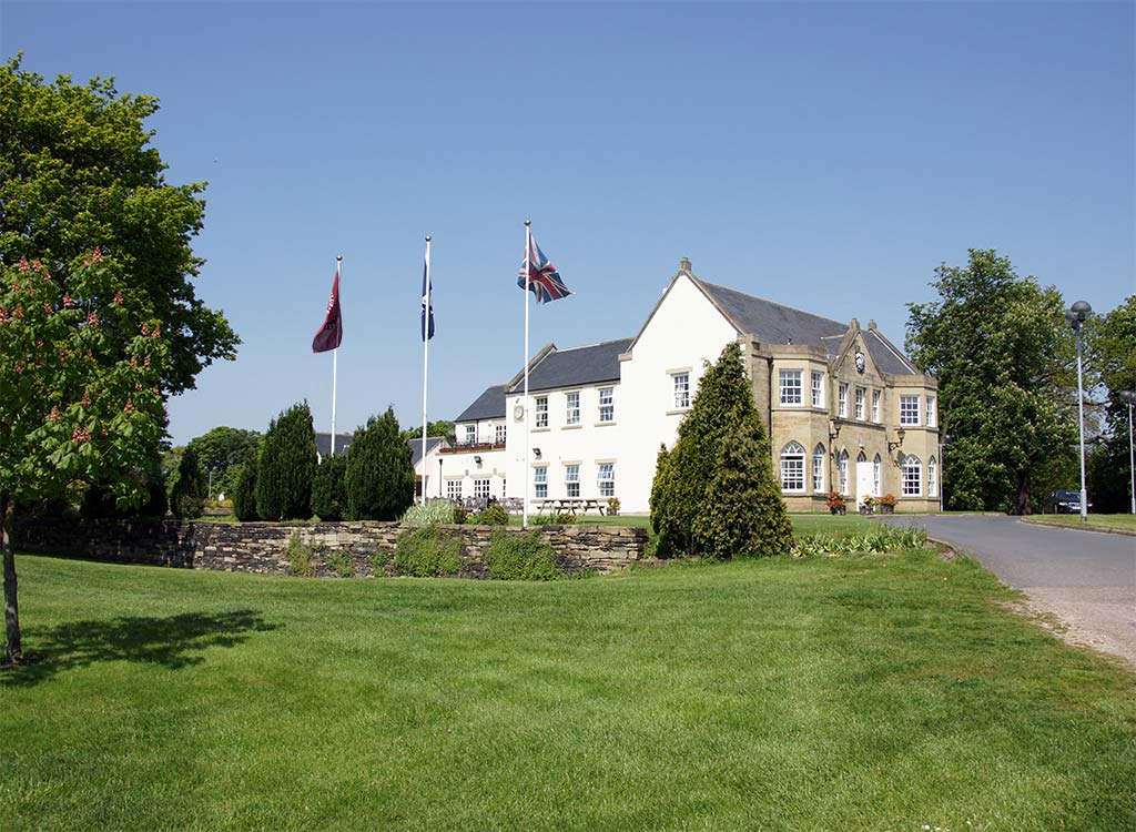 You will find a peacefull setiing for rememberence at Hatfeild Hall in Wakefield, West Yorkshire